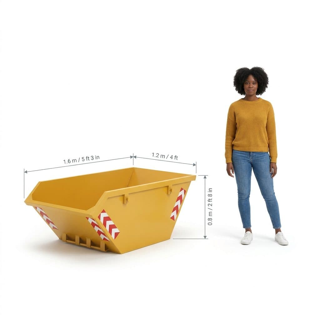 3 Yard Mini Skip for hire in Redditch